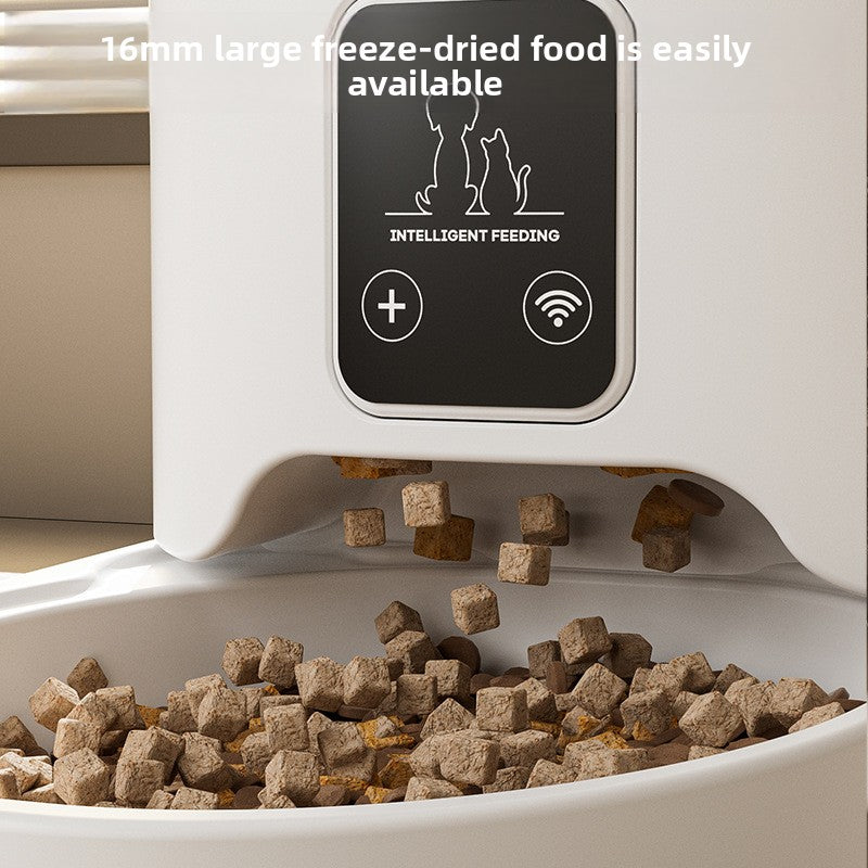 Automatic Pet Feeder with Remote Control and Timed Feeding