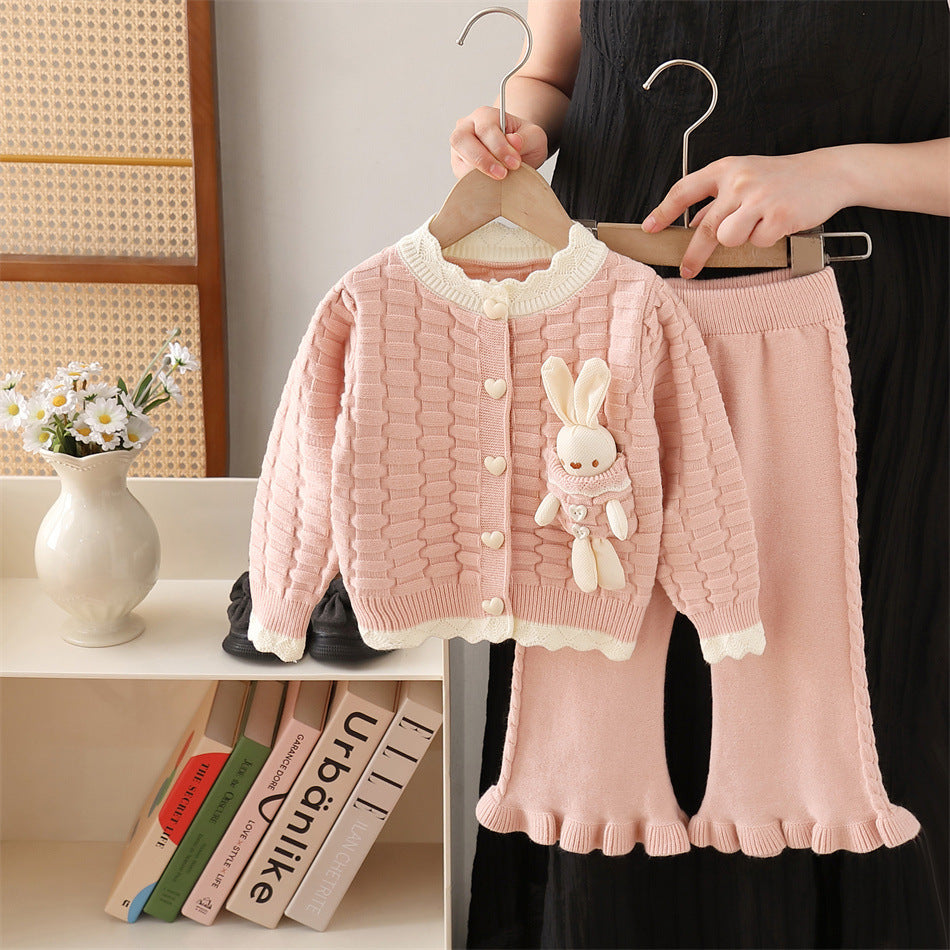 Conjunto Tejido de Cárdigan y Falda para Niña | Imagen 33 | My Store Plus