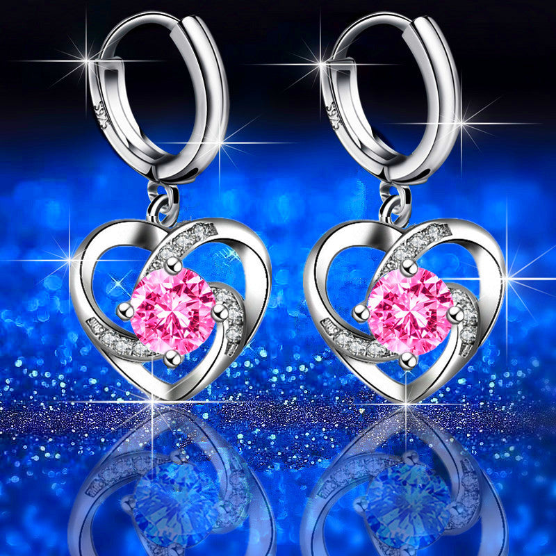 Korean Style Love Heart Pendant Necklace