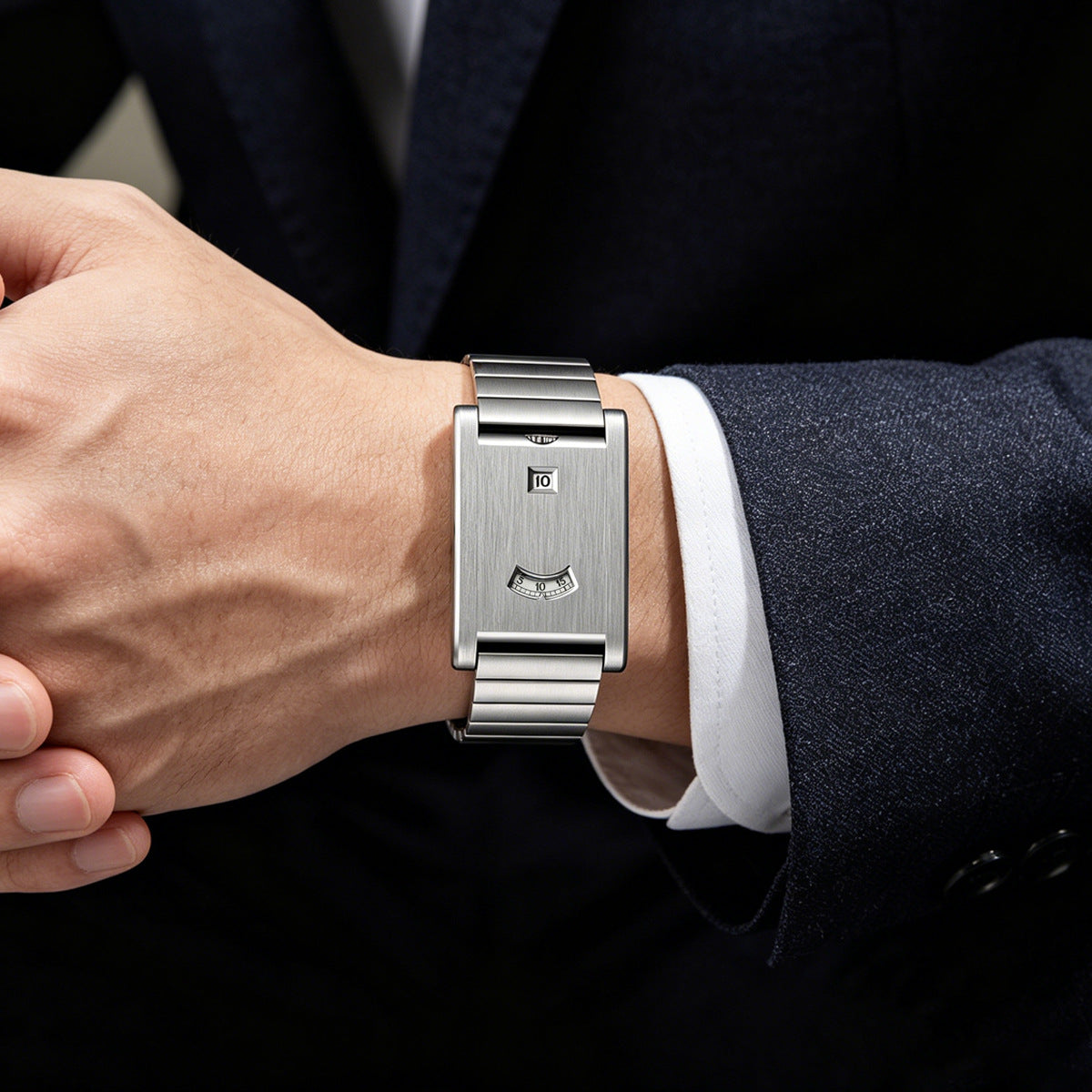 Square Digital Quartz Watch