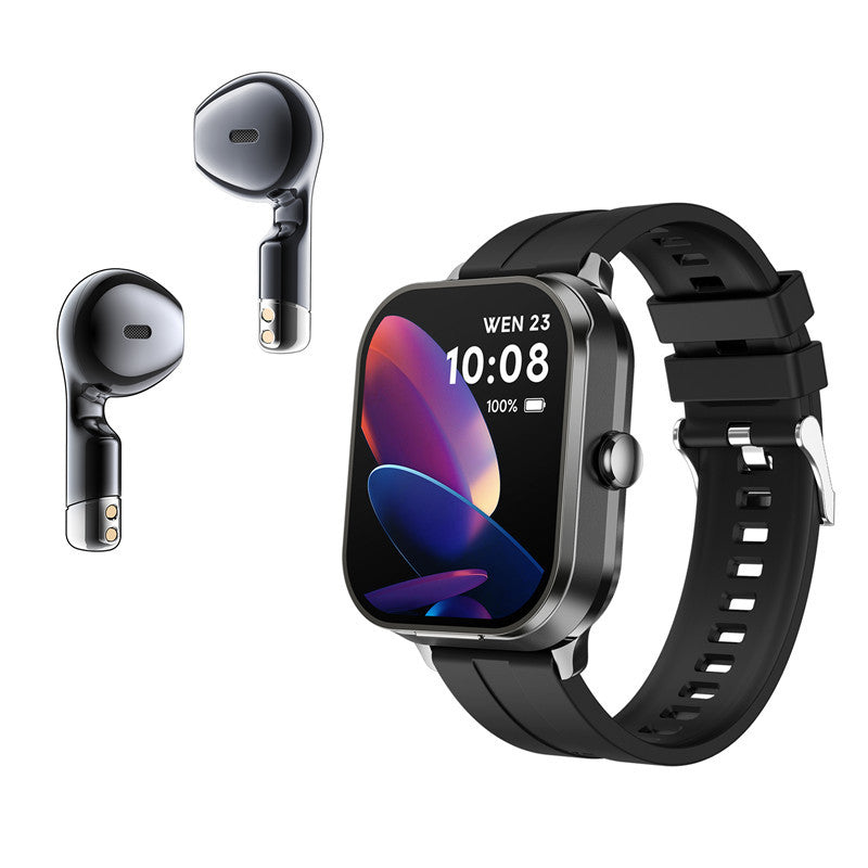Montre connectée 2 en 1 avec écouteurs Bluetooth et suivi de la santé