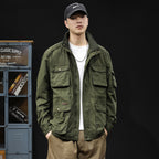 Veste de travail rétro pour homme, épaisse et coupe-vent