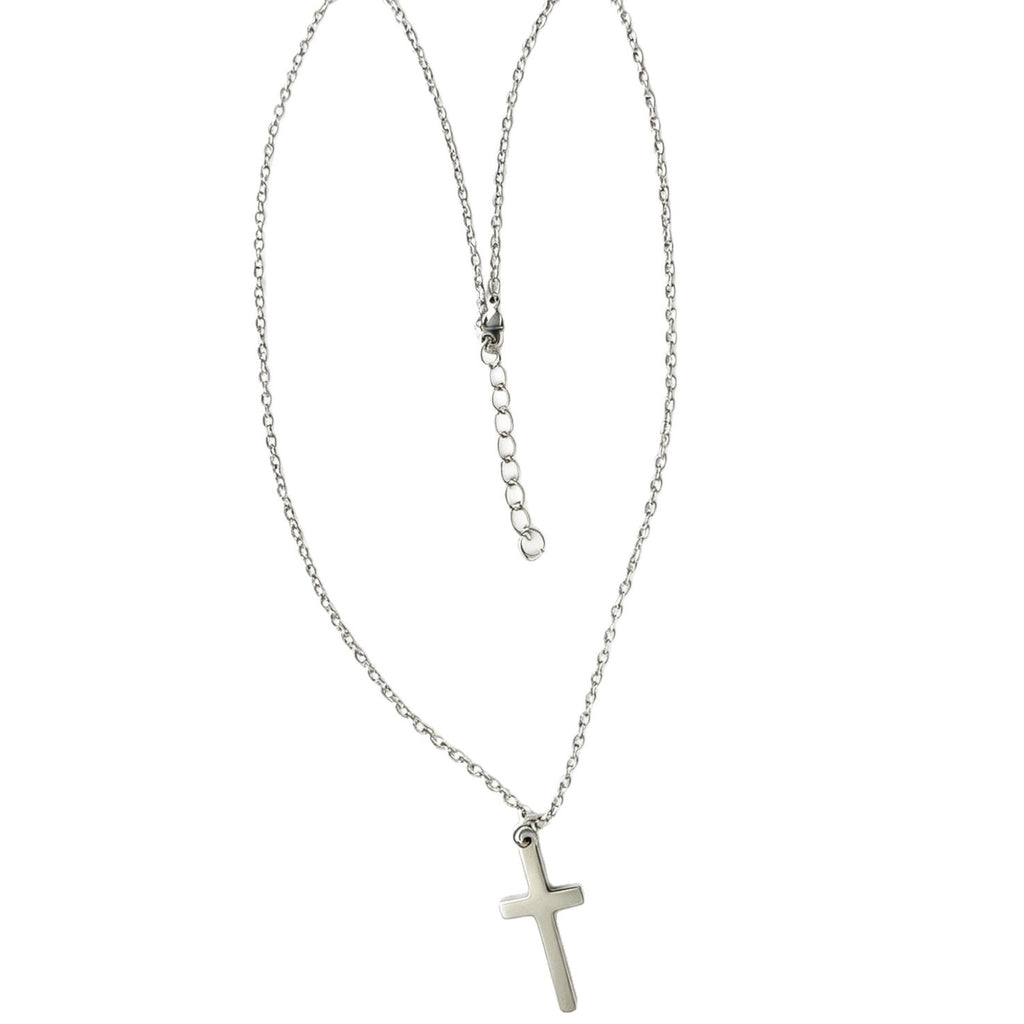 Minimalist Cross Titanium Steel Necklace