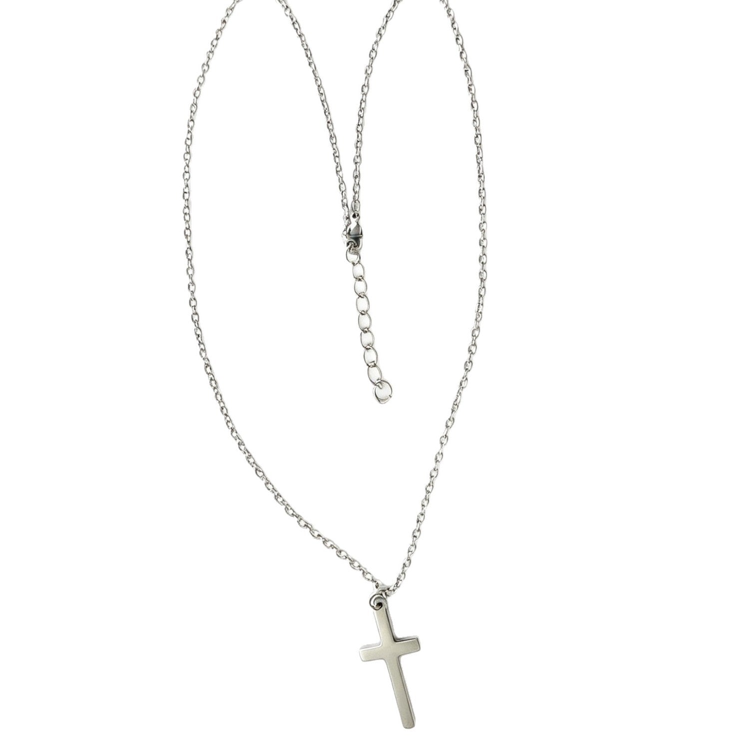 Minimalist Cross Titanium Steel Necklace