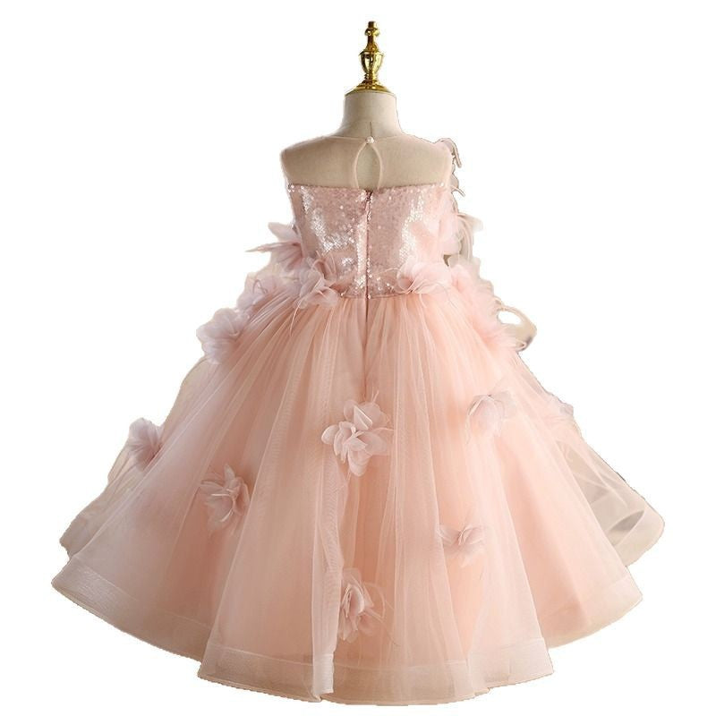 Vestido Rosa de Princesa para Niña, Fiestas y Presentaciones | Imagen 5 | My Store Plus
