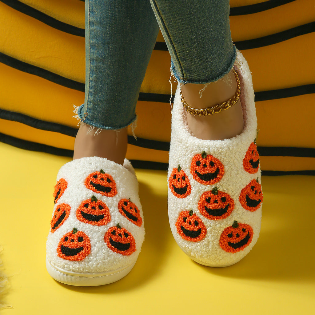 Cross-Border Cartoon Dachshund Closed-Toe Cotton Slippers, Plush Home Slippers for Autumn and Winter, Lightweight Indoor Maternity Slippers