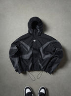 Veste de sport légère pour homme avec capuche et fermeture éclair