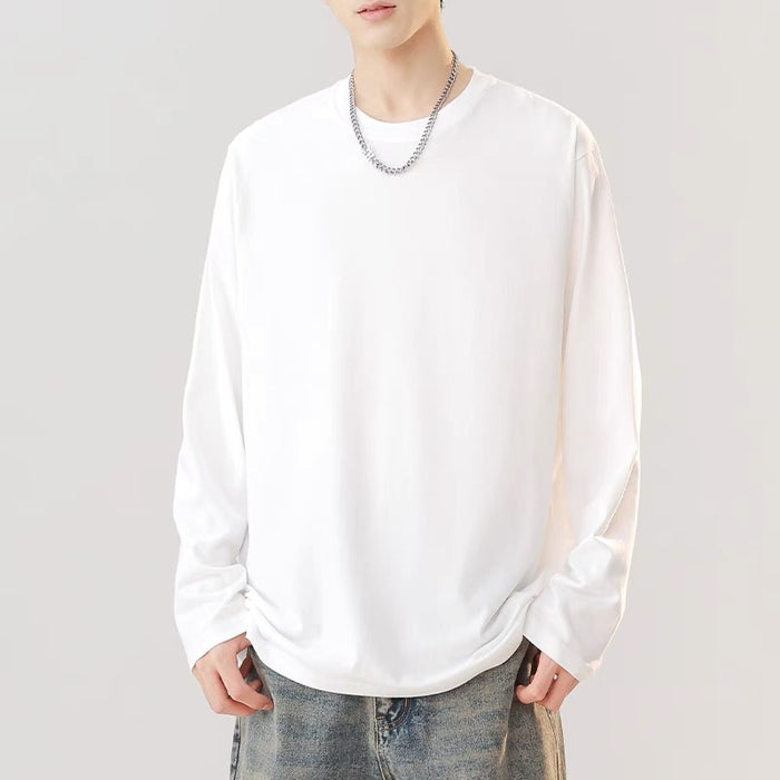Playera Gruesa de Algodón Manga Larga para Hombre