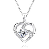 Korean Style Love Heart Pendant Necklace