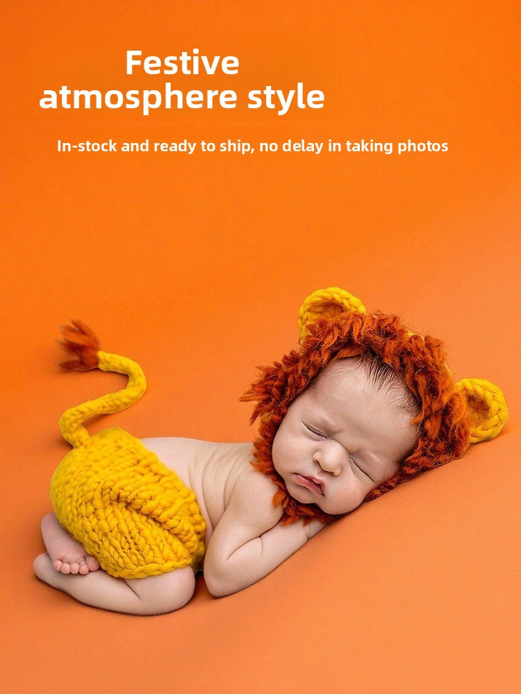Infant Lion King Photo Costume with Props