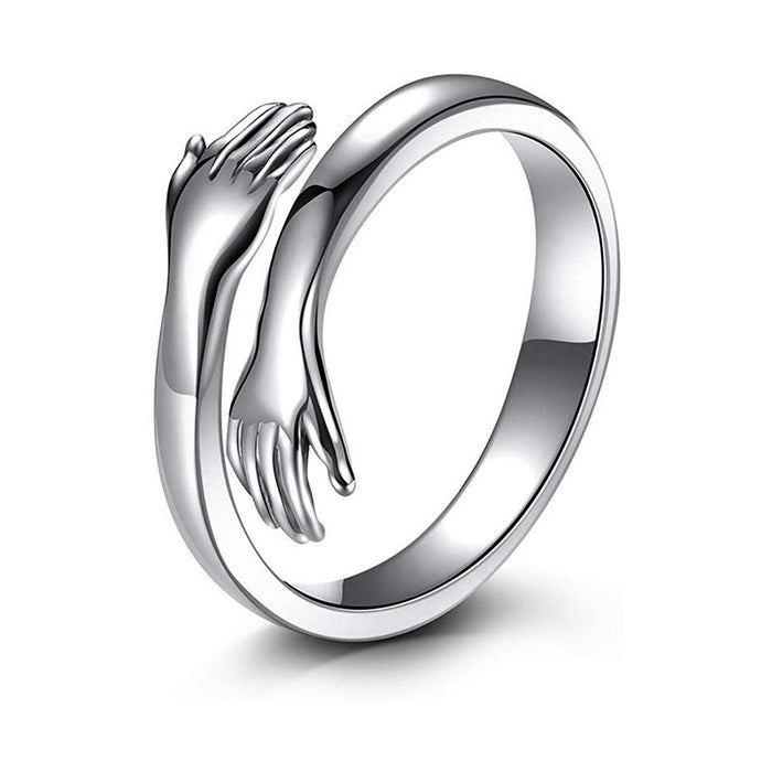 Adjustable Hug Ring for Couples