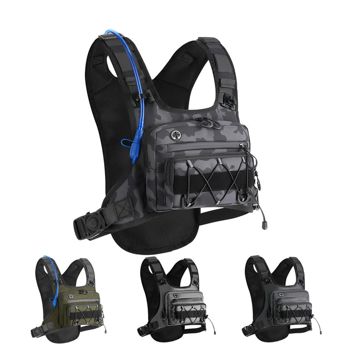 Mochila Táctica de Hidratación con Bolsa de Agua para Ciclismo y Senderismo