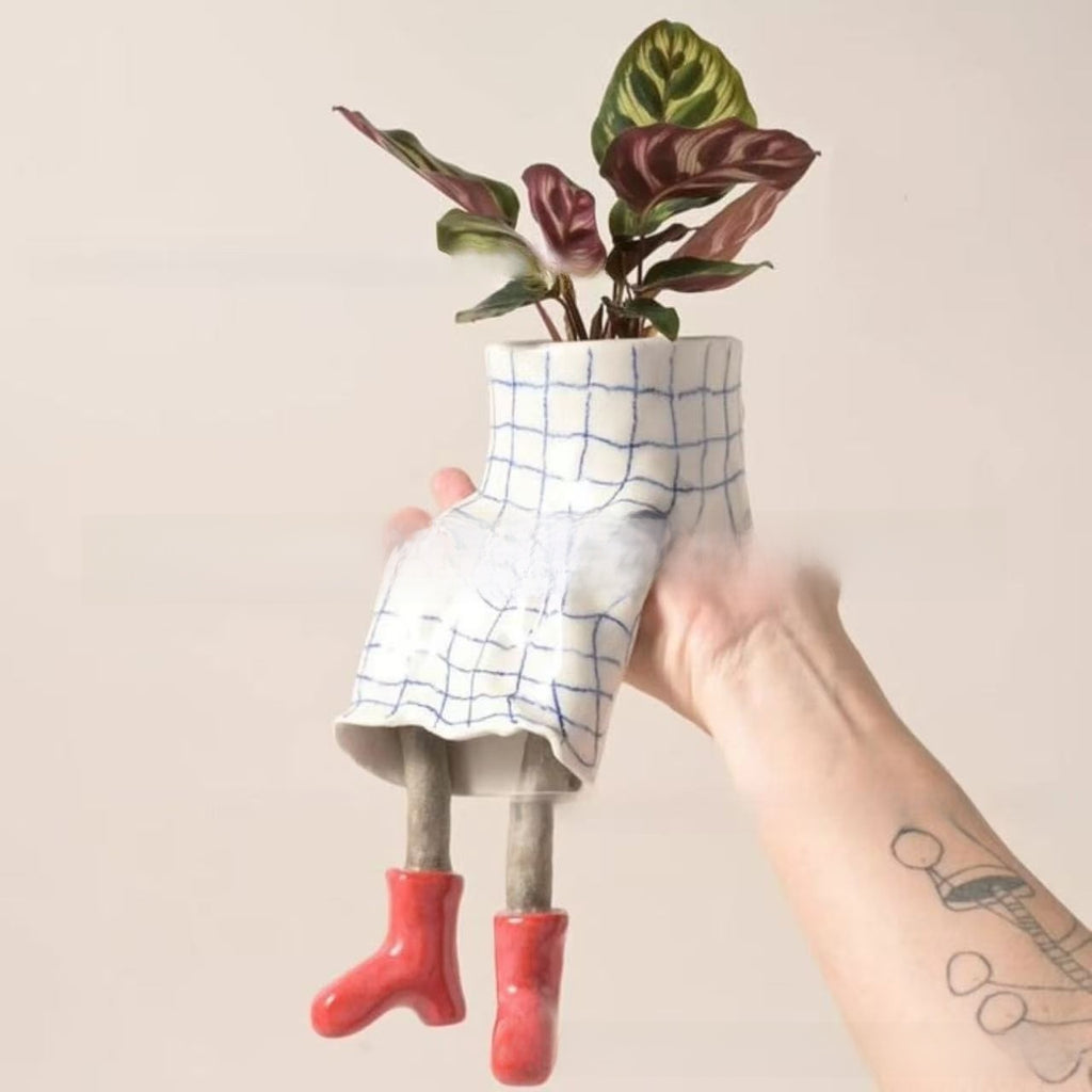 Creative Lower Body Flower Pot Ornament