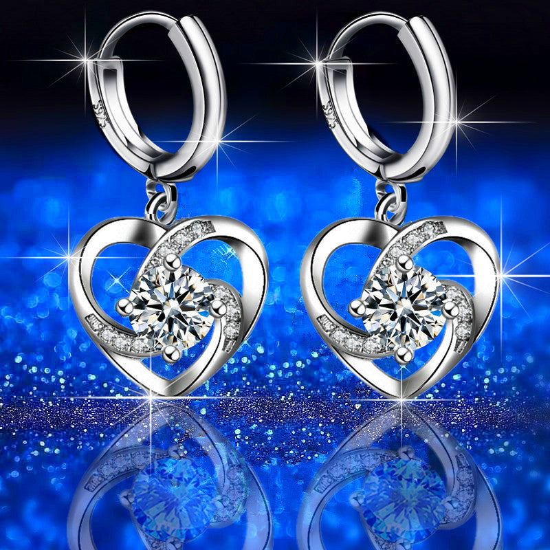 Korean Style Love Heart Pendant Necklace