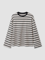 Playera Rayada de Manga Larga para Mujer - vista 5