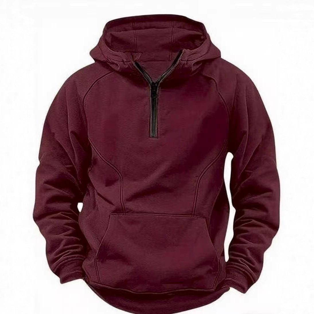Veste zippée à capuche rétro pour homme