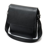 Bolso Cruzado de Cuero para Hombre con Solapa - vista 4