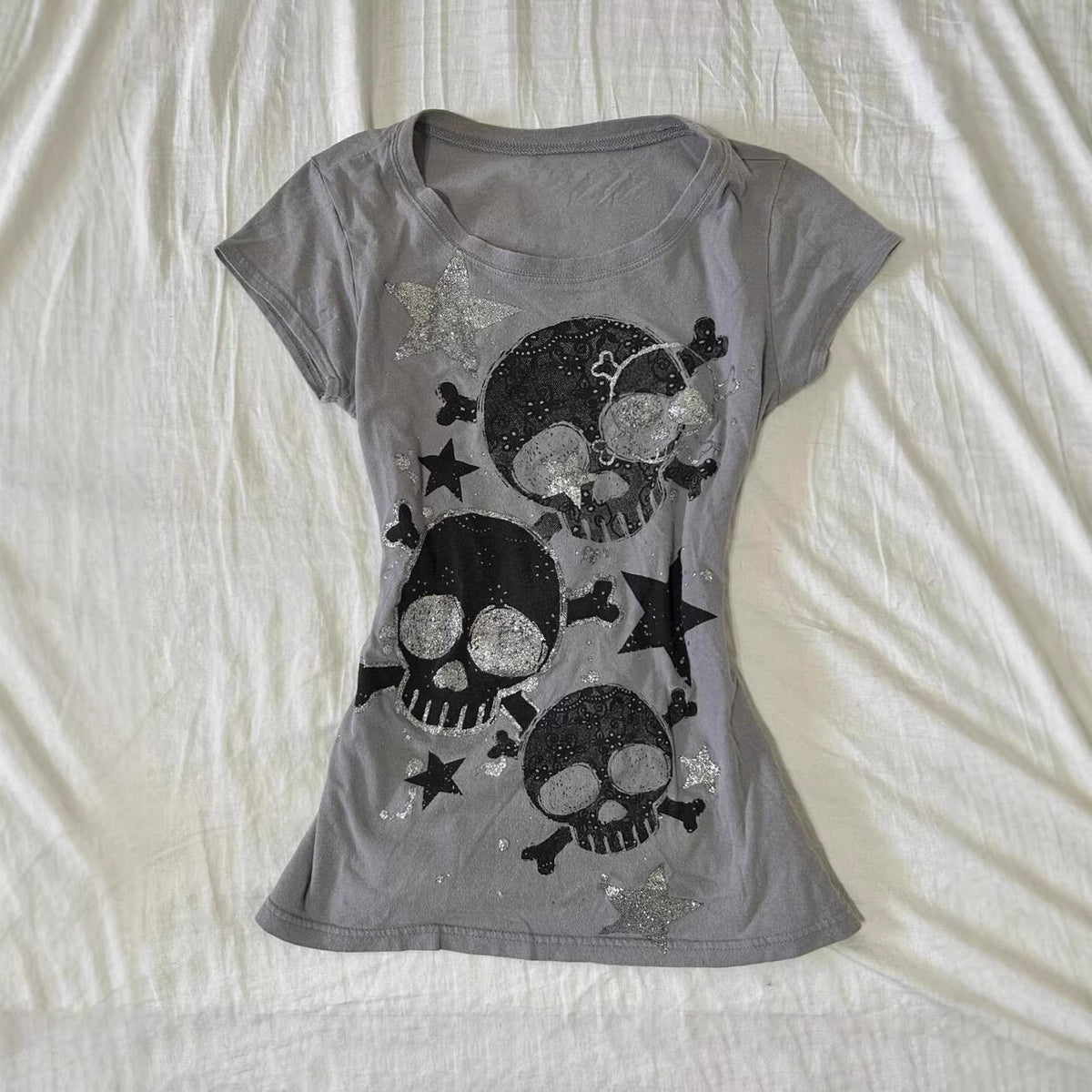 Playera Gris Casual para Mujer - vista 3