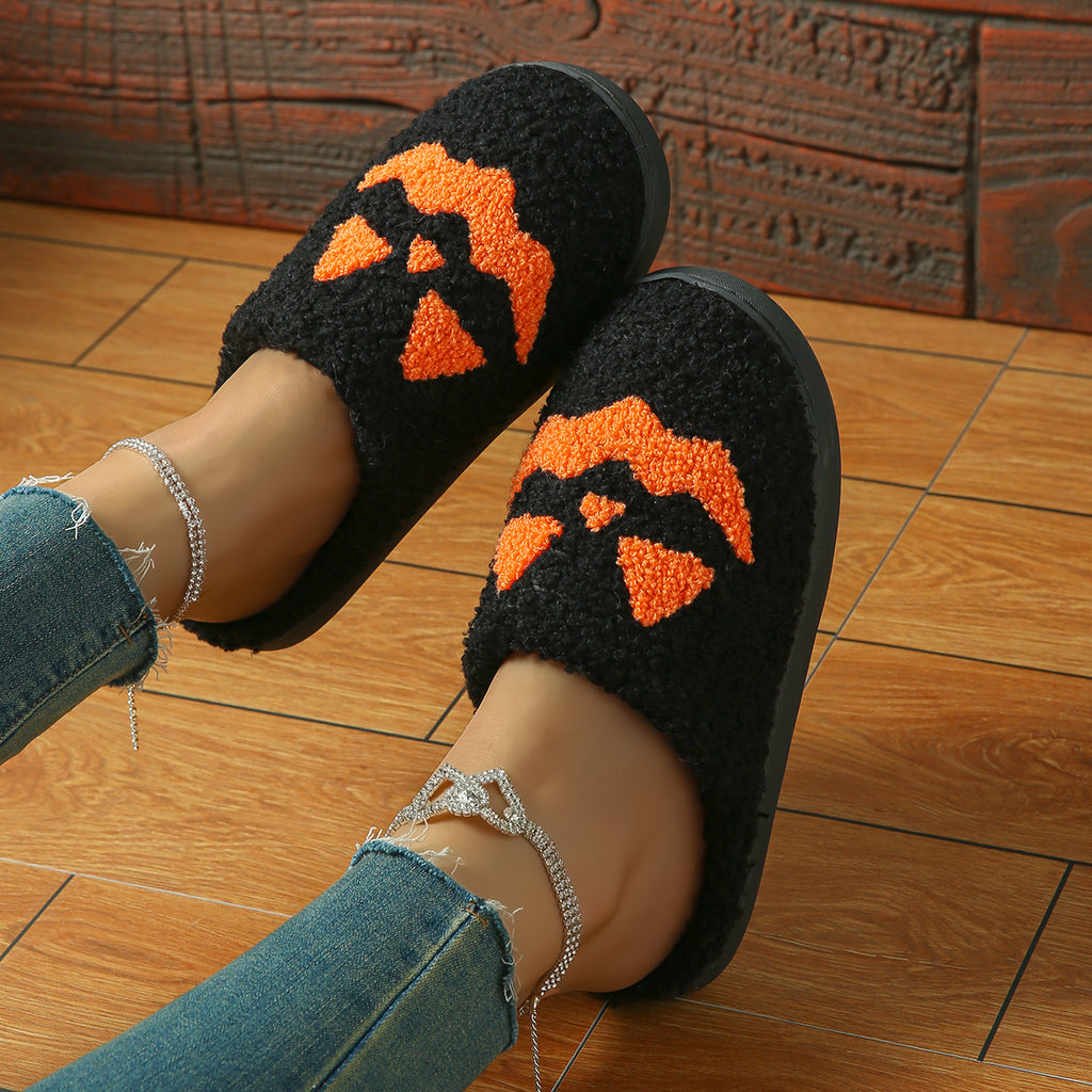Cross-Border Cartoon Dachshund Closed-Toe Cotton Slippers, Plush Home Slippers for Autumn and Winter, Lightweight Indoor Maternity Slippers