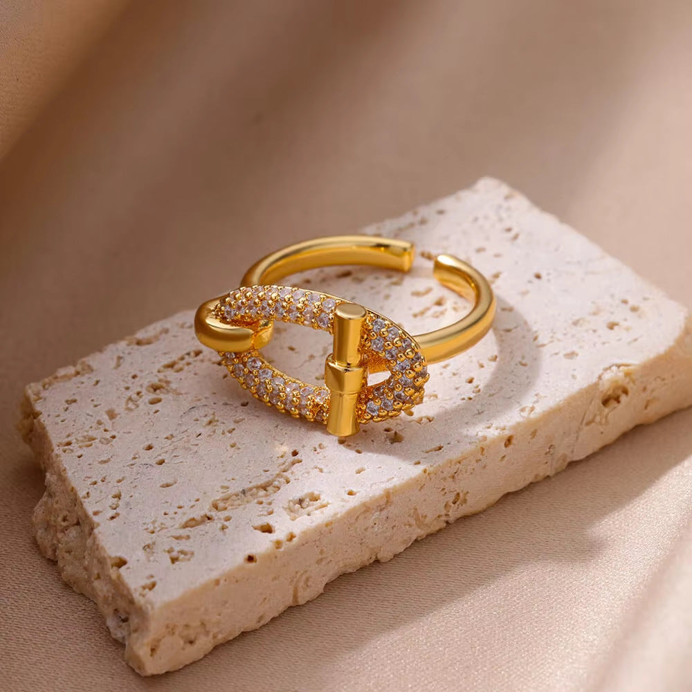 Open ring
