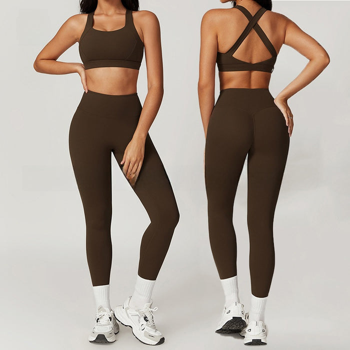 Conjunto Deportivo para Mujer de Secado Rápido para Yoga y Gym